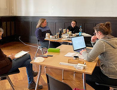 Diskussion im Kolleg:innenkreis