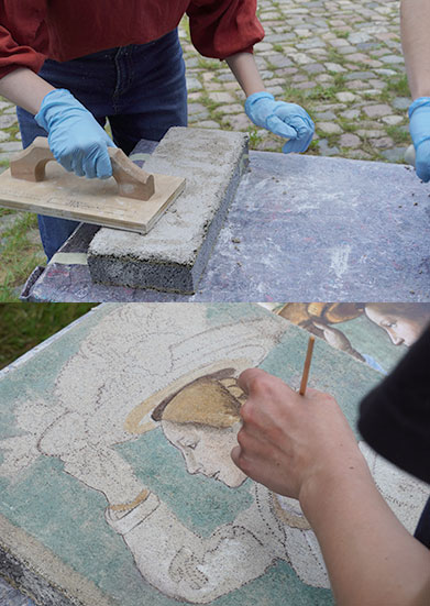 Frescokurs, Foto: Danah Weßling